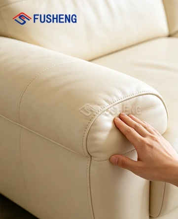 How to choose leather specifically for hotel sofas ? Fusheng's hotel -grade solution addresses the pain points of easy soiling, wear and tear, and difficulty in cleaning.