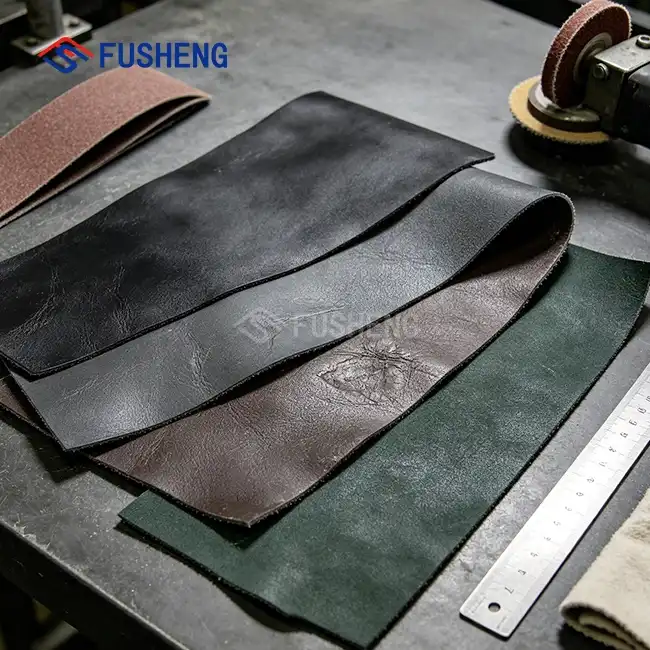 Oil Resistant Abrasion Proof PVC Leather For Industrial Protection