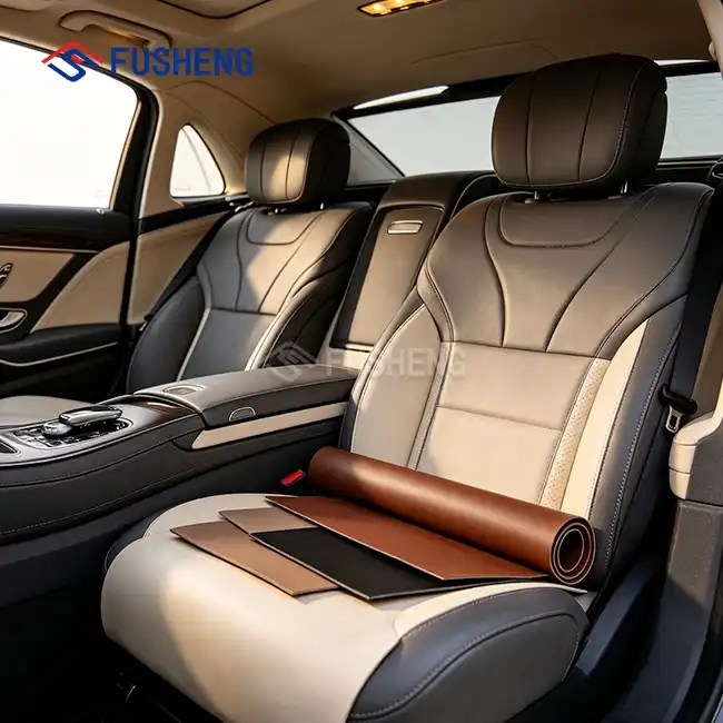 PVC artificial leather for automotive seats